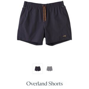 Tracksmith Overland Shorts - Dark Blue